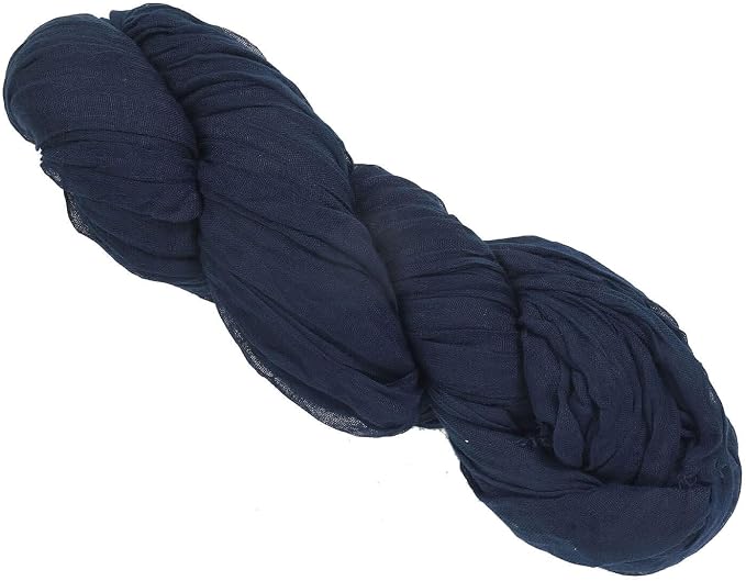 Efavormart 20ft Navy Blue Gauze Cheesecloth Wedding Arch Drapery Fabric - Image 7