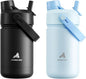 POWCAN 2 Pack 12 oz Kids Insulated Water Bottle by POWCAN