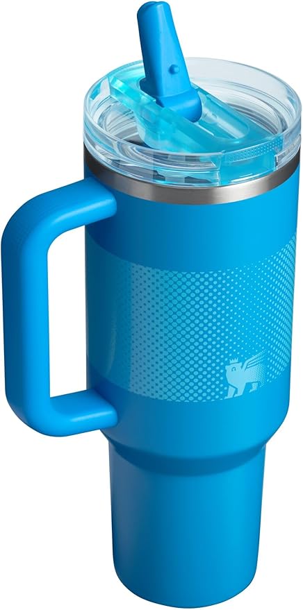 STANLEY Quencher ProTour Flipstraw Tumbler, 40 oz, Azure Fade | Built-In Straw - Image 3
