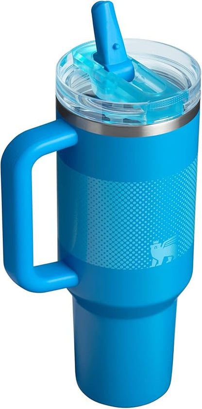 STANLEY Quencher ProTour Flipstraw Tumbler, 40 oz, Azure Fade | Built-In Straw - Image 3