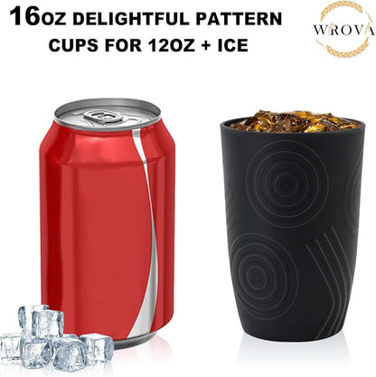 Wrova Wheat Straw Cups 16oz set of 8 - Image 4