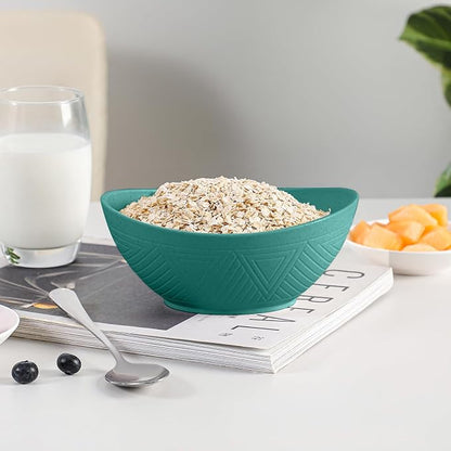 Wheat Straw Bowls Set 26 OZ, Unbreakable Cereal Bowl 4 Pack, Bowls - Image 6
