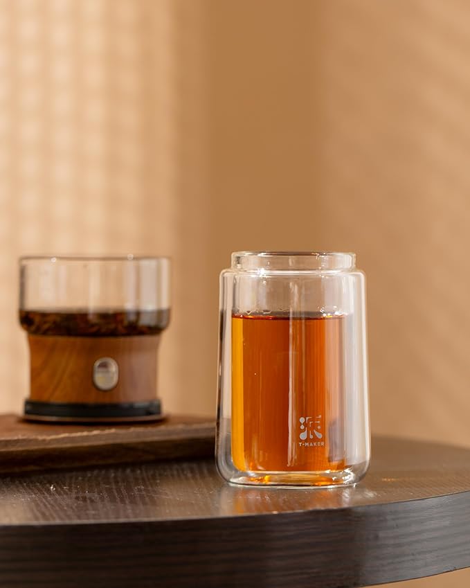 ZENS Glass Infuser Teapot, One Touch Tea Maker - Image 8
