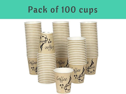 Disposable Coffee Cups, To Go Paper Hot Cups, Classic Design - Image 4