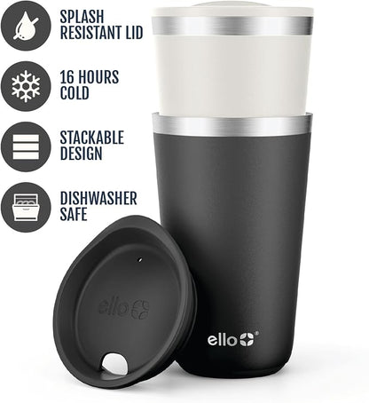 Ello 16oz Stainless Steel Stacking Cups - Image 3