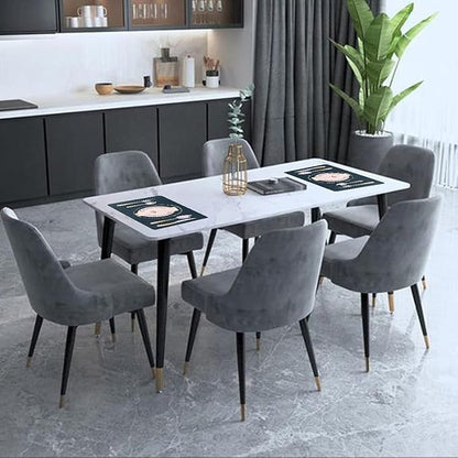 Placemats for Dining Table Set of 6,Design-Classic Faux Leather Eco-Friendly Place Mats,Waterproof&Stain Resistant Table Mats,Washable,Heat-Resistant,Non-Slip for Dining Table Decor (Navy, 6)