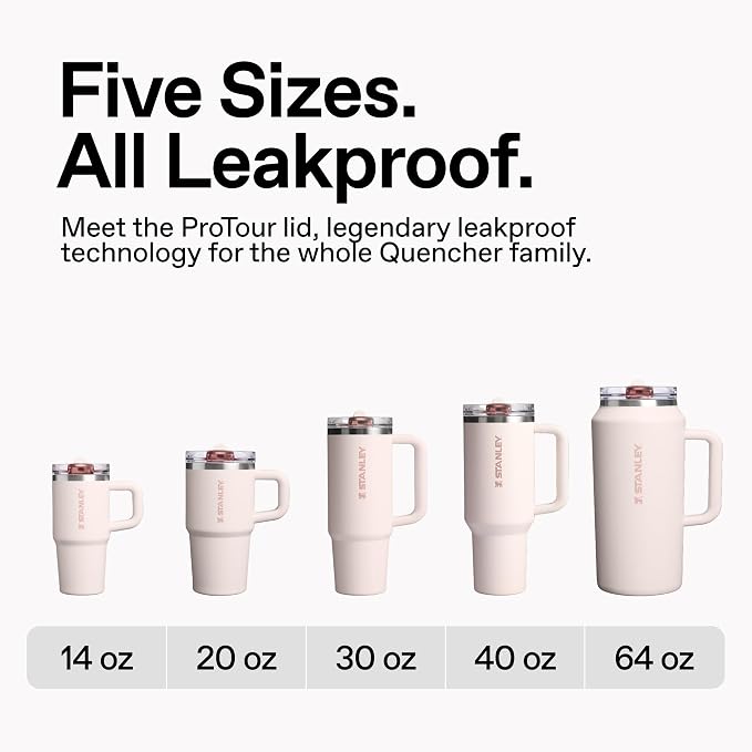 STANLEY Quencher ProTour Flipstraw Tumbler, 30 oz, Dried Pine | Built-In Straw - Image 5