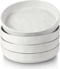 LIANYU 8.25" Wide Shallow Pasta Bowls Set of 4, Deep Dinner Salad Plates | by LIANYU