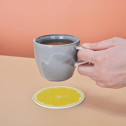 6 Pack Yellow Lemon Coaster for Drinks - Image 7