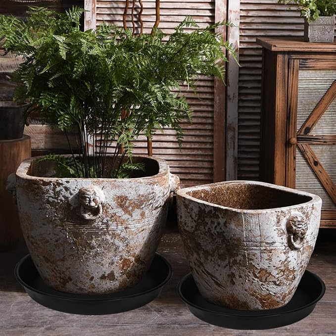 2 Pack of 20 21 inch Plant Saucer Round, Deep Plant Saucers - Image 6