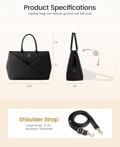 LOVEVOOK Laptop Work Tote Bag for Women - Image 6