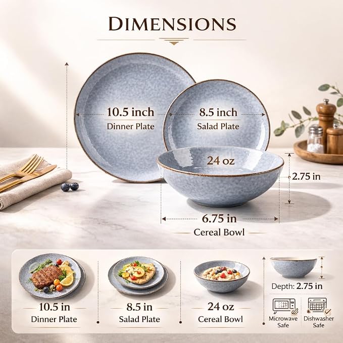 AmorArc Ceramic Dinnerware Sets - Image 8