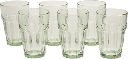 Bormioli Rocco Rock Bar 12.5 oz. Long Drink Stackable Tempered Beverage Glasses by Bormioli+Rocco