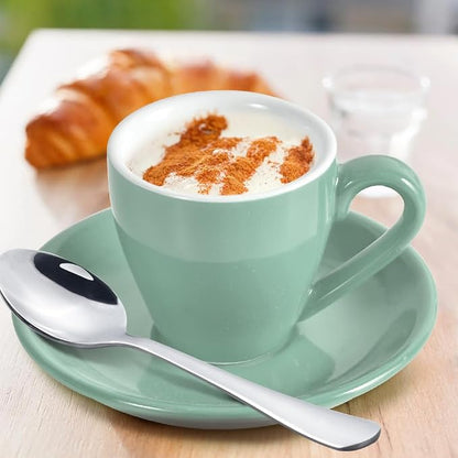 homEdge Porcelain Espresso Shot Cup Set - 80 ml / 2.67 oz - Image 2