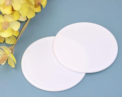 ONLYKXY 3 Pieces 3.93 Inch Silicone Coasters, Round Coasters - Image 5