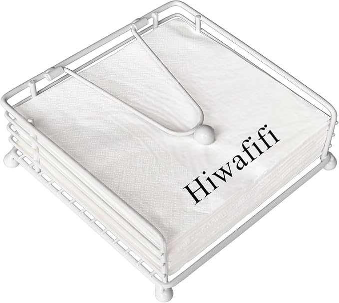hiwafifi Napkin Holder for Table, Flat Napkin Dispenser by HiwafifisHomeMagic