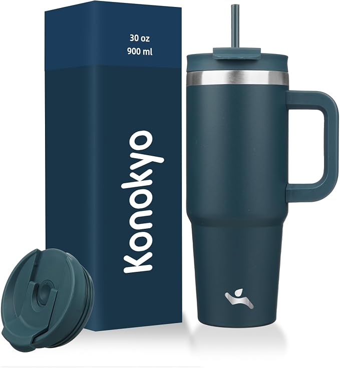 Konokyo 30 oz Insulated Tumbler Water Bottle by Konokyo