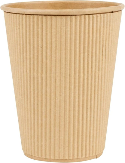 500-CT Disposable Kraft 12-OZ Hot Beverage Cups - Image 2