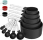 Measuring Cups & Spoons Set, Stackable Cups and Spoons | Nesting Measure Cups by TILUCKBringsGoodLuck
