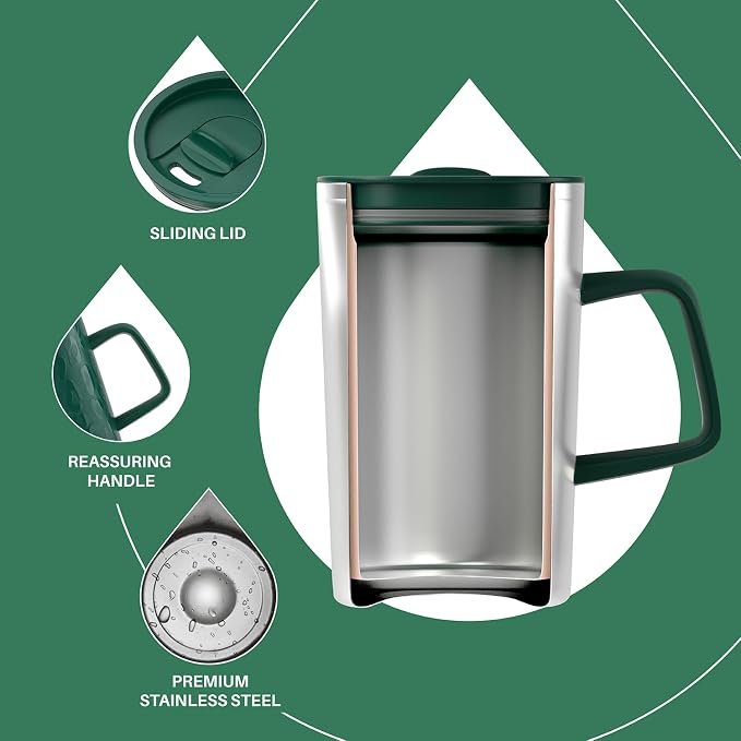 Ideus 16oz Insulated Stainless Steel Coffee Mug - Image 3
