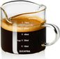 PARACITY Espresso Measuring Cup, 2.5 oz Double Spout Glass by PARACITY
