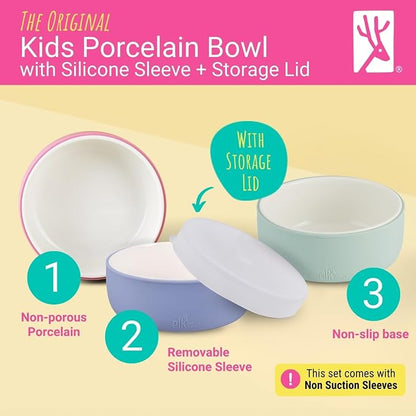 Elk and Friends Kids Porcelain Bowls - Image 2