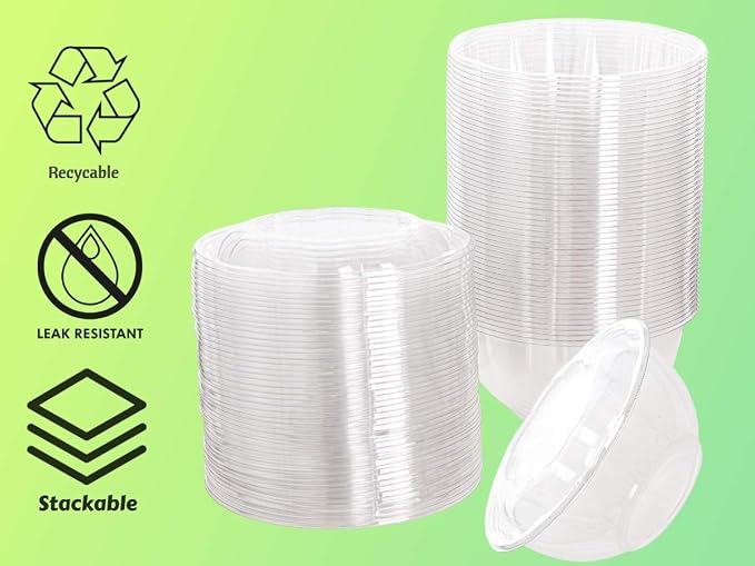 Disposable Plastic Salad Bowls - Image 5