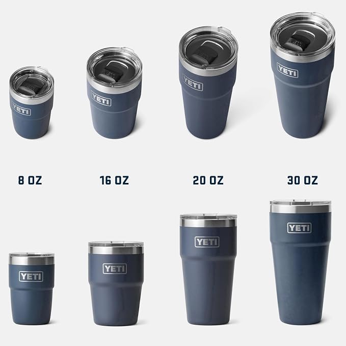 YETI Rambler 20 oz Stackable Tumbler, Stainless Steel, Vacuum Insulated - Image 8