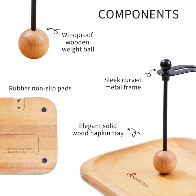 North American Beech Napkin Holder - Image 4