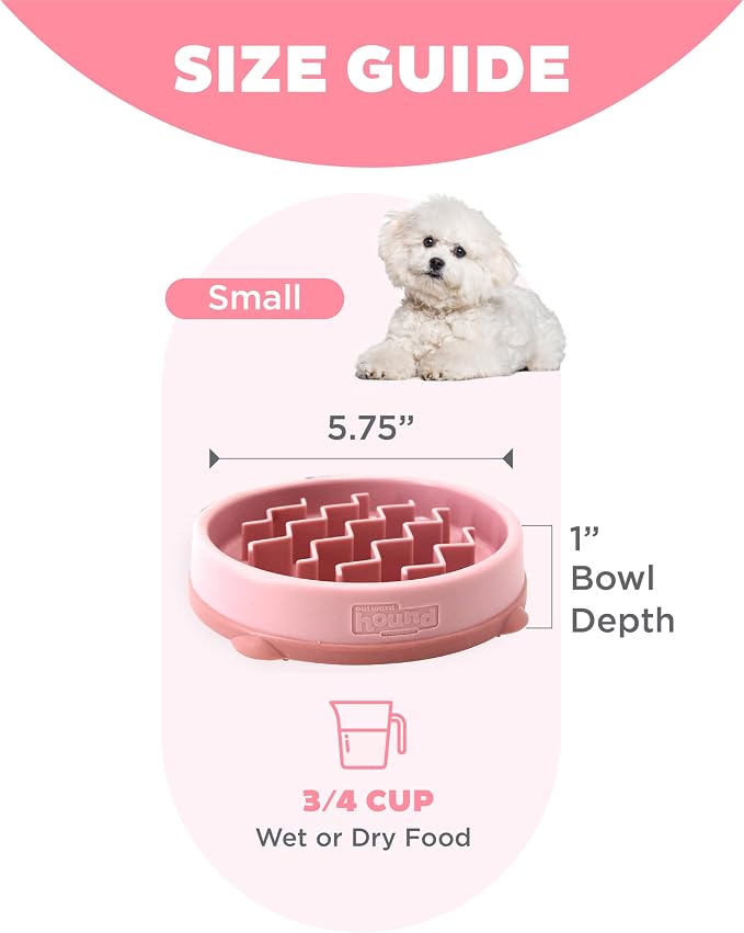 Outward Hound Fun Feeder Slo Bowl – Small 3/4-Cup Capacity, Slow Feeding - Image 5
