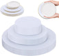 PureBalance 36 pieces pot and pan protectors for stacking - 3 sizes (4.5-10 inch) - felt pads for china storage containers pot protectors for stacking