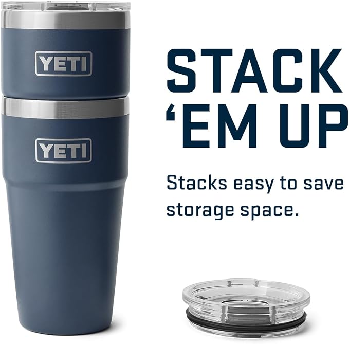 YETI Rambler 20 oz Stackable Tumbler, Stainless Steel, Vacuum Insulated - Image 6