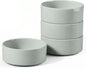 E-far Cereal Bowls Set of 4, 25oz Ceramic Deep Soup Bowls by E-far