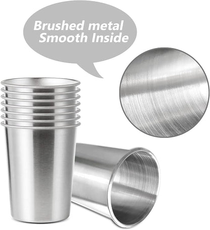 8 Pack 6 oz Stainless Steel Cups - Image 3