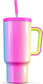 Meoky 40oz Tumbler with Handle, Leak-proof Lid and Straw, Insulated Coffee Mug by MEOKY