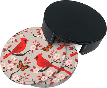 6 Pcs Leather Coasters for Drinks - Image 4