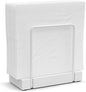 Napkin Holder for Table, Bamboo Iron Standing Napkin Dispenser for Kitchen Dining Table Farmhouse Cocktail Picnic Bar Rustic Wood Holders for Mail Bills Suitable for All Dining Room Decors White