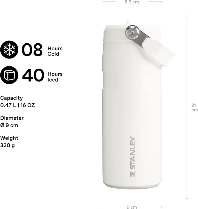 Stanley 1913 Flip Straw Sports Water Bottle 0.47L - Image 2
