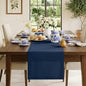Classic Linen™ by D'Moksha Navy Blue Table Runner 108 Inches Long, 100% Pure by DMokshaHomes