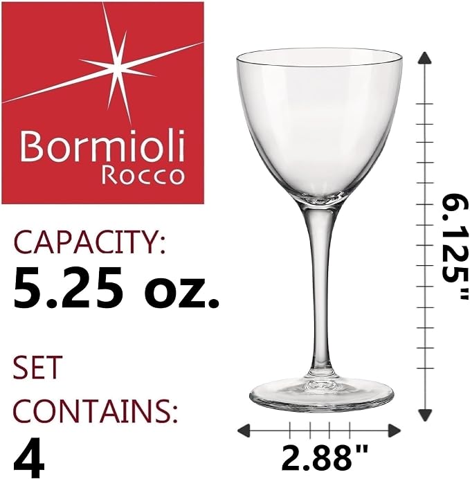 Bormioli Rocco Bartender Novecento 5.25 oz. Nick & Nora Cocktail Glasses - Image 2