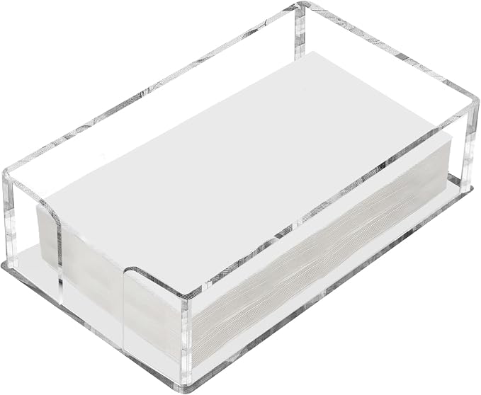 Fengzhe Acrylic Guest Towel Napkin Holder, Disposable Paper Towel Holder by FENGZHE