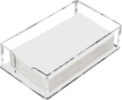 Fengzhe Acrylic Guest Towel Napkin Holder, Disposable Paper Towel Holder by FENGZHE