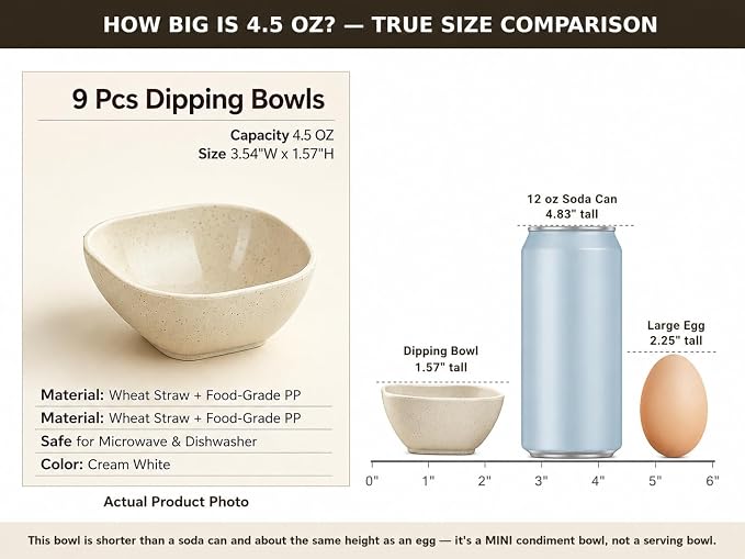 Dipping Bowls, Sauce Cups, Sauce Bowls, Small Bowls - Image 2