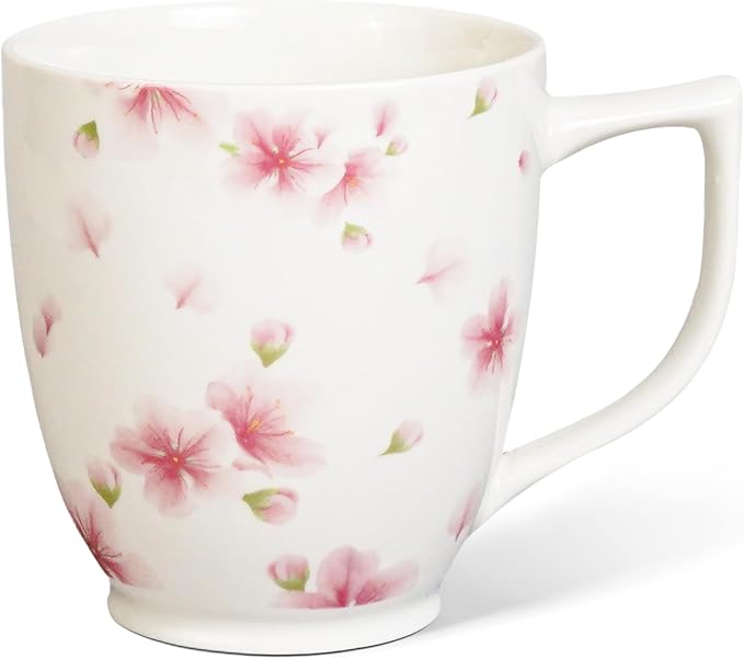 Ceramic Flower Coffee Mug, 15 oz | Froal Mug by Asmwo