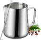 Milk Frothing Pitcher, 350ml/12oz Milk Frother Cup Stainless Steel Jug Steaming by UMUACCAN