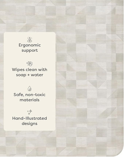 House of Noa Nama Standing Mat – Anti-Fatigue Cushioned Kitchen Mats for Floor | Ergonomic Bounce-Back Foam Kitchen Mats | Anti-Fatigue Mats for Kitchen & Standing | Georgia Clay | 30"x108"