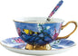 Bone China Cup& Saucer Set, 6.8oz- Birds& Trees by Eplze