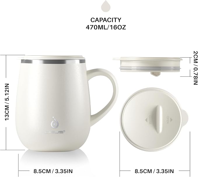 Ideus 16 oz Insulated Coffee Mug - Image 5
