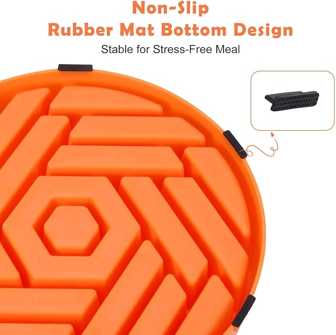 TOBYTO Slow Feeder Dog Bowls Large Medium Breed, Anti-Choking Slow Eating Dog - Image 8