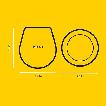 JoyJolt Spirits Stemless Wine Glasses - Image 4